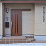 引き戸玄関ドアの選択･福岡市注文住宅
